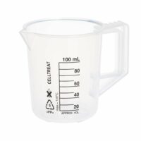 100mL Graduated Beaker With Handle, Polypropylene, Non-sterile