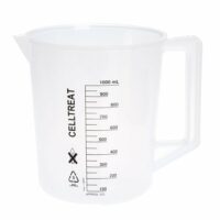 600mL Graduated Beaker With Handle, Polypropylene, Non-sterile