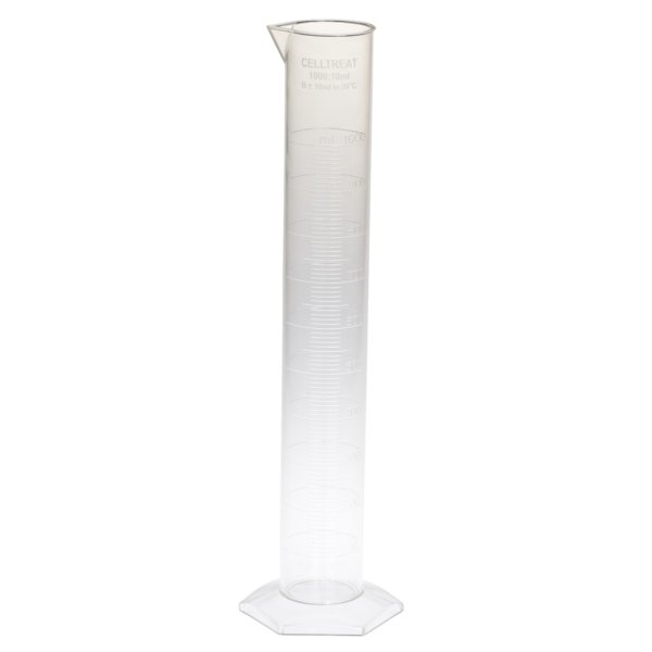 2000mL Graduated Cylinder, Polymethylpentene, Non-sterile