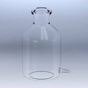5L Safety Coated Glass Aspirator Bottle