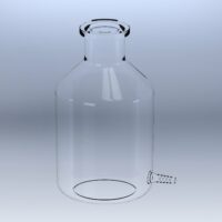 5L Safety Coated Glass Aspirator Bottle