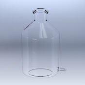 10L Safety Coated Glass Aspirator Bottle