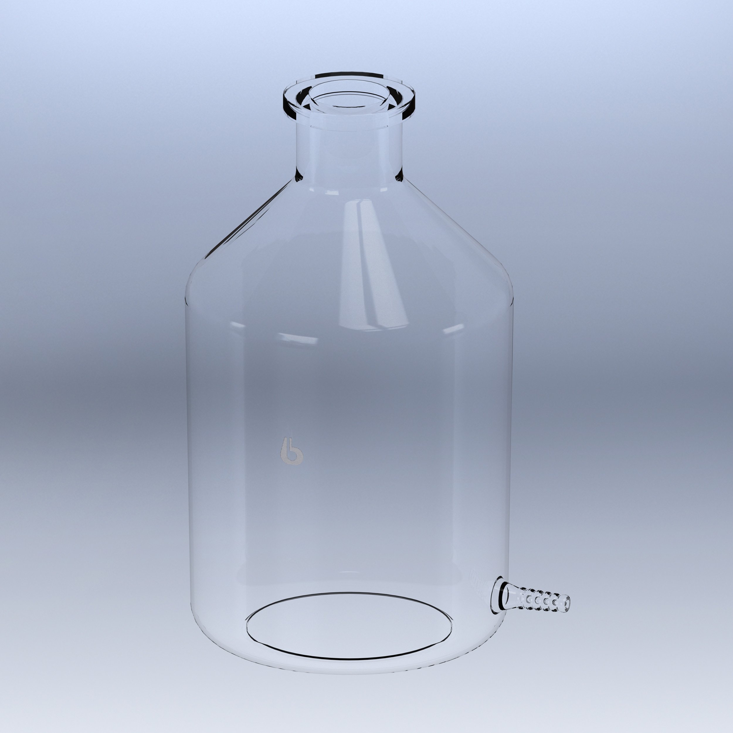 10L Safety Coated Glass Aspirator Bottle