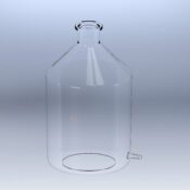 20L Safety Coated Glass Aspirator Bottle