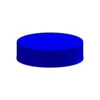 70mm (4TPI) Polypropylene Screw Cap, Blue